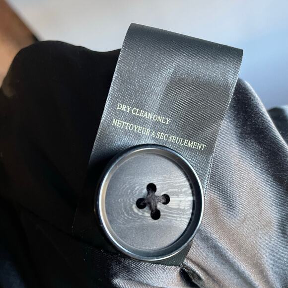 BlankNYC Black White Houndstooth Your Own Beat Long Cocoon Coat Wool size 1X - Picture 5 of 9